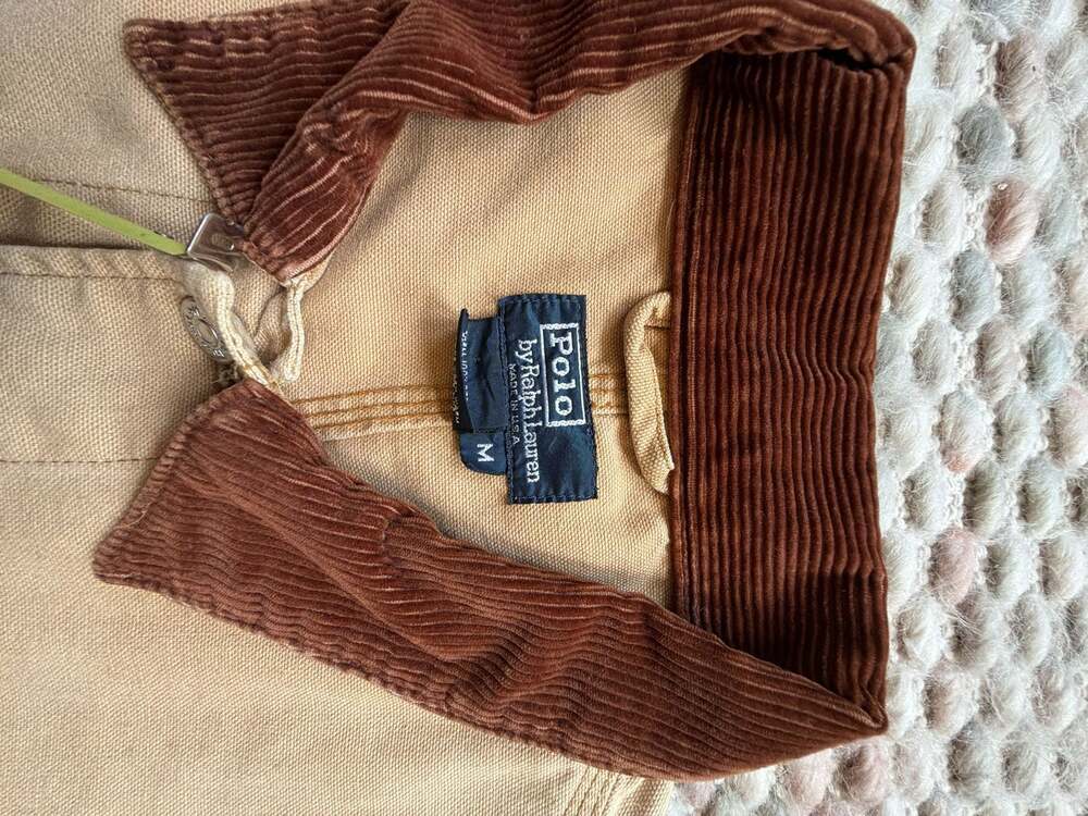 Vintage Polo by Ralph Lauren Canvas Barn Jacket with Corduroy Collar
MADE IN USA - Picture 2 of 7